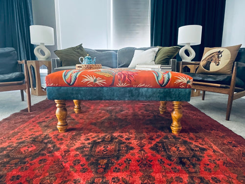 The Teal Footstool