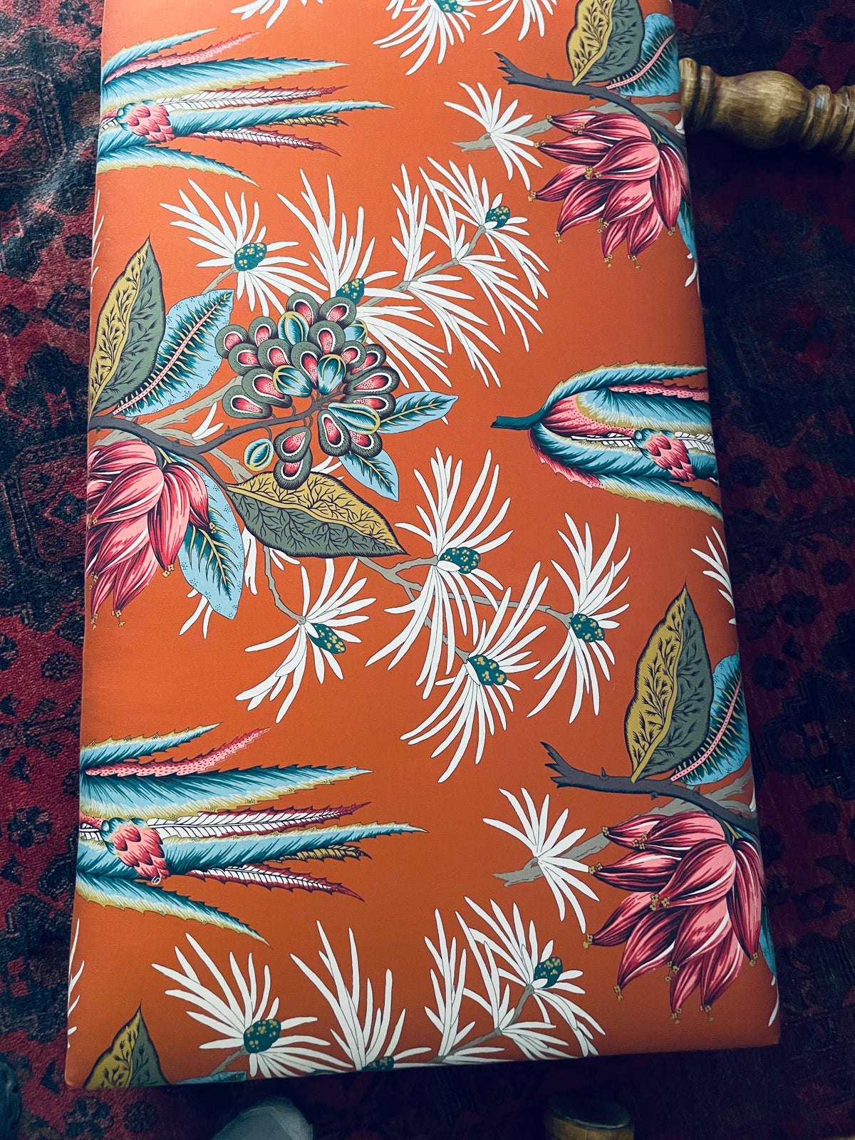The Teal Footstool