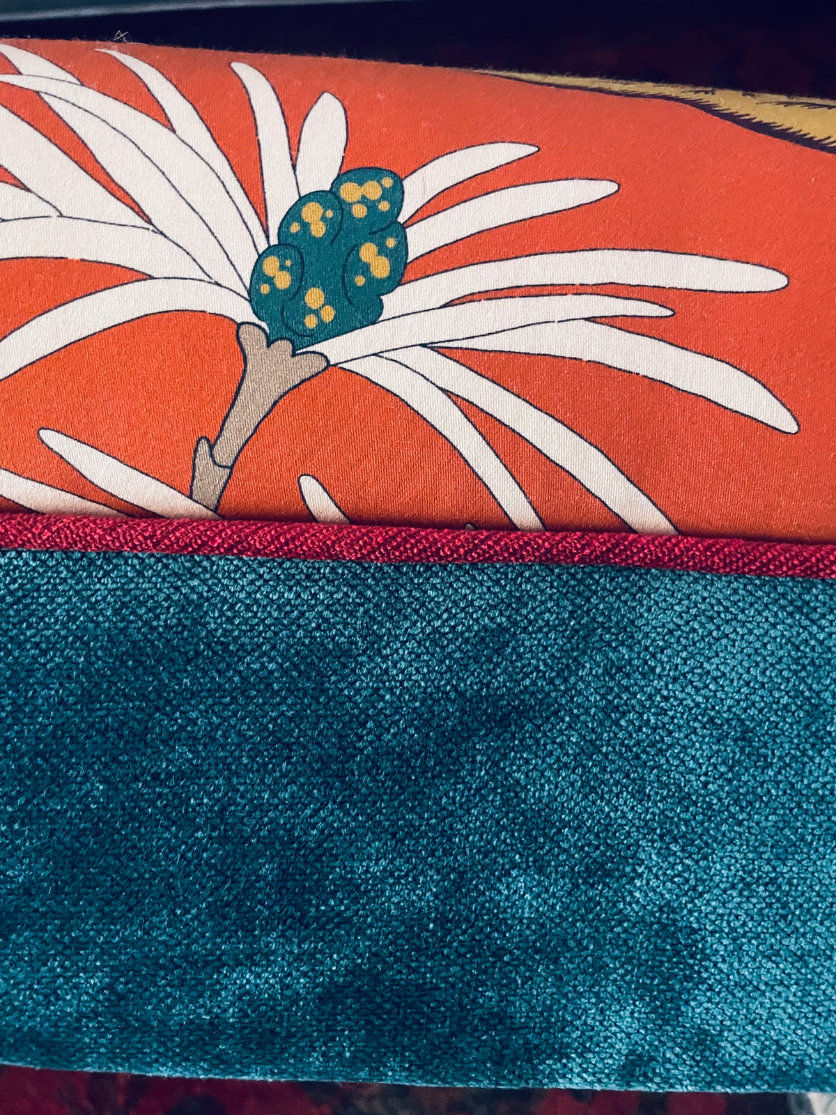 The Teal Footstool